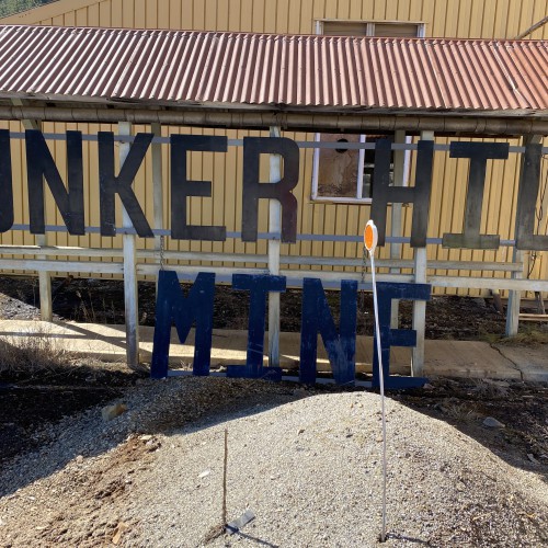 Bunker Hill Mine Sign